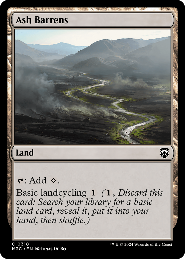 Magic: The Gathering - Ash Barrens - Modern Horizons 3 Commander