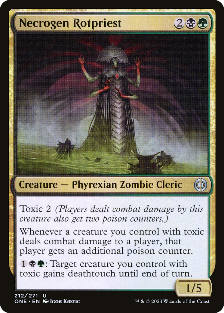Magic: The Gathering - Necrogen Rotpriest - Phyrexia: All Will Be One