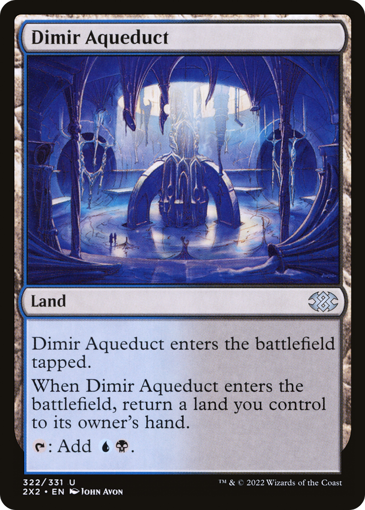 Magic: The Gathering - Dimir Aqueduct Foil - Double Masters 2022