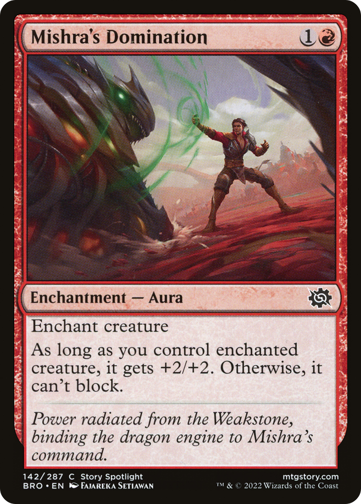 Magic: The Gathering - Mishra's Domination Foil - The Brothers' War