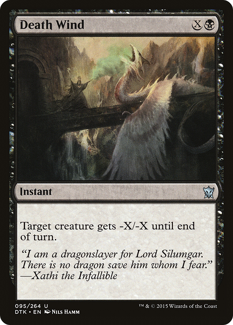 Magic: The Gathering - Death Wind Foil - Dragons of Tarkir