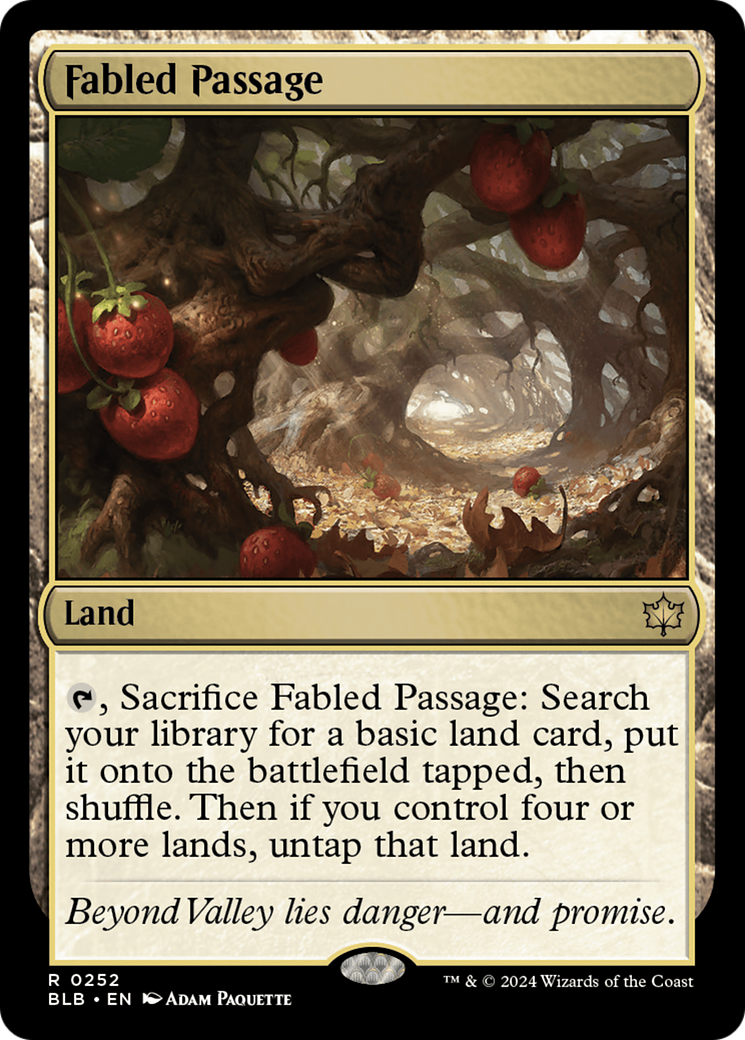 Magic: The Gathering - Fabled Passage Foil - Bloomburrow
