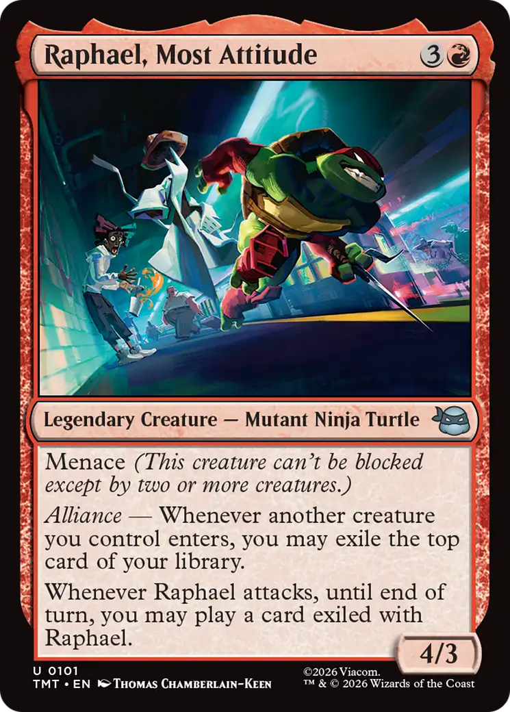 Magic: The Gathering - Raphael, Most Attitude - Teenage Mutant Ninja Turtles