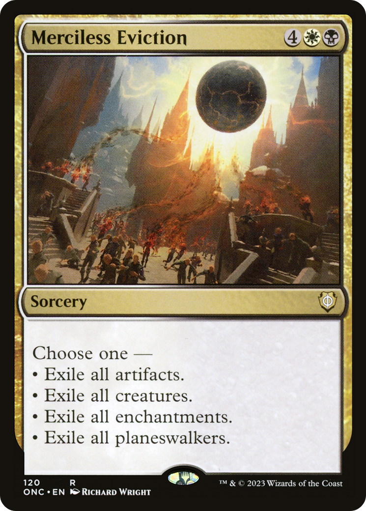 Magic: The Gathering - Merciless Eviction - Phyrexia: All Will Be One Commander