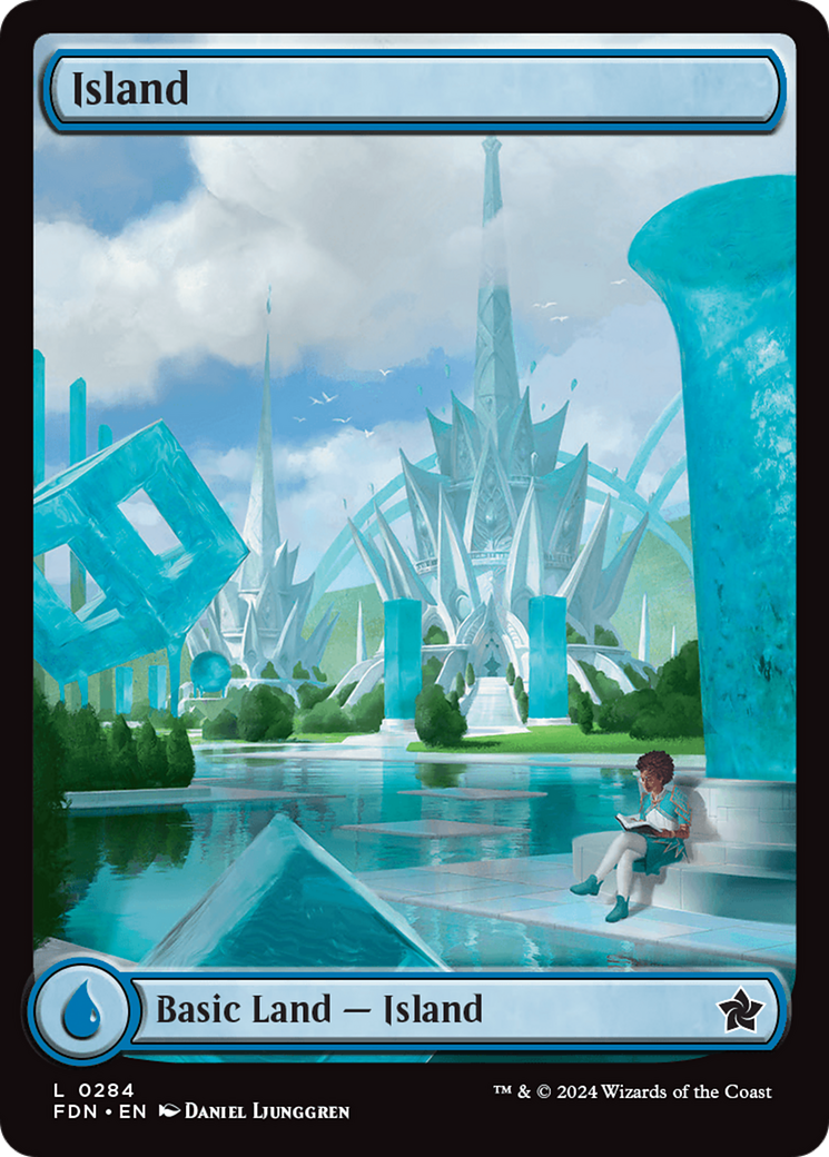 Magic: The Gathering - Island #284 Foil - Foundations