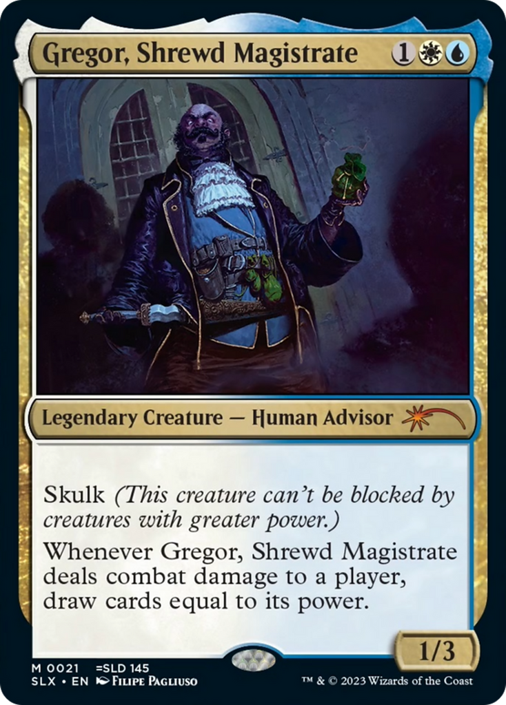 Magic: The Gathering - Gregor, Shrewd Magistrate - Universes Within