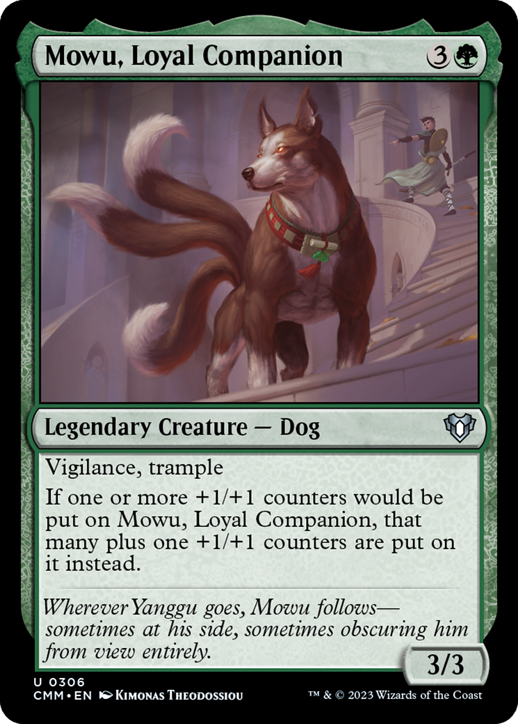 Magic: The Gathering - Mowu, Loyal Companion Foil - Commander Masters