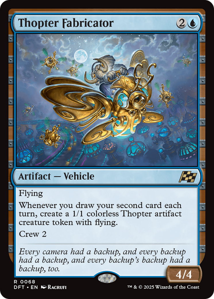 Magic: The Gathering - Thopter Fabricator Foil - Aetherdrift