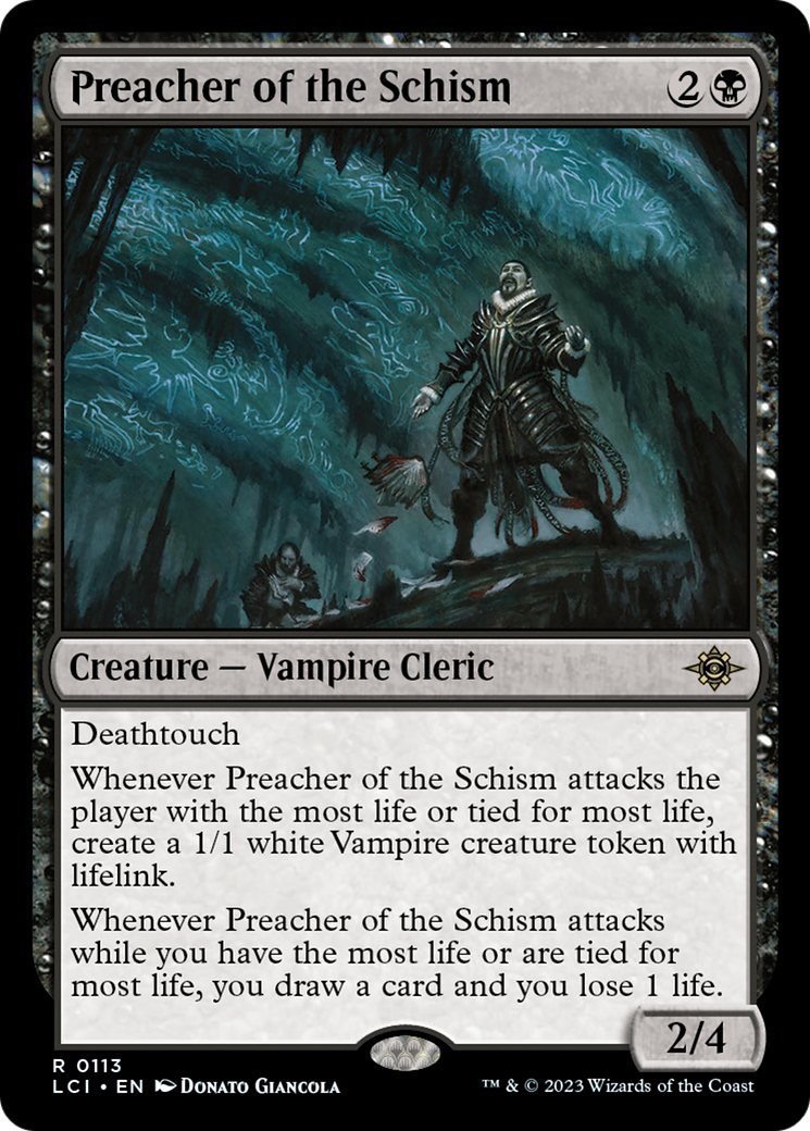 Magic: The Gathering - Preacher of the Schism Foil - The Lost Caverns of Ixalan