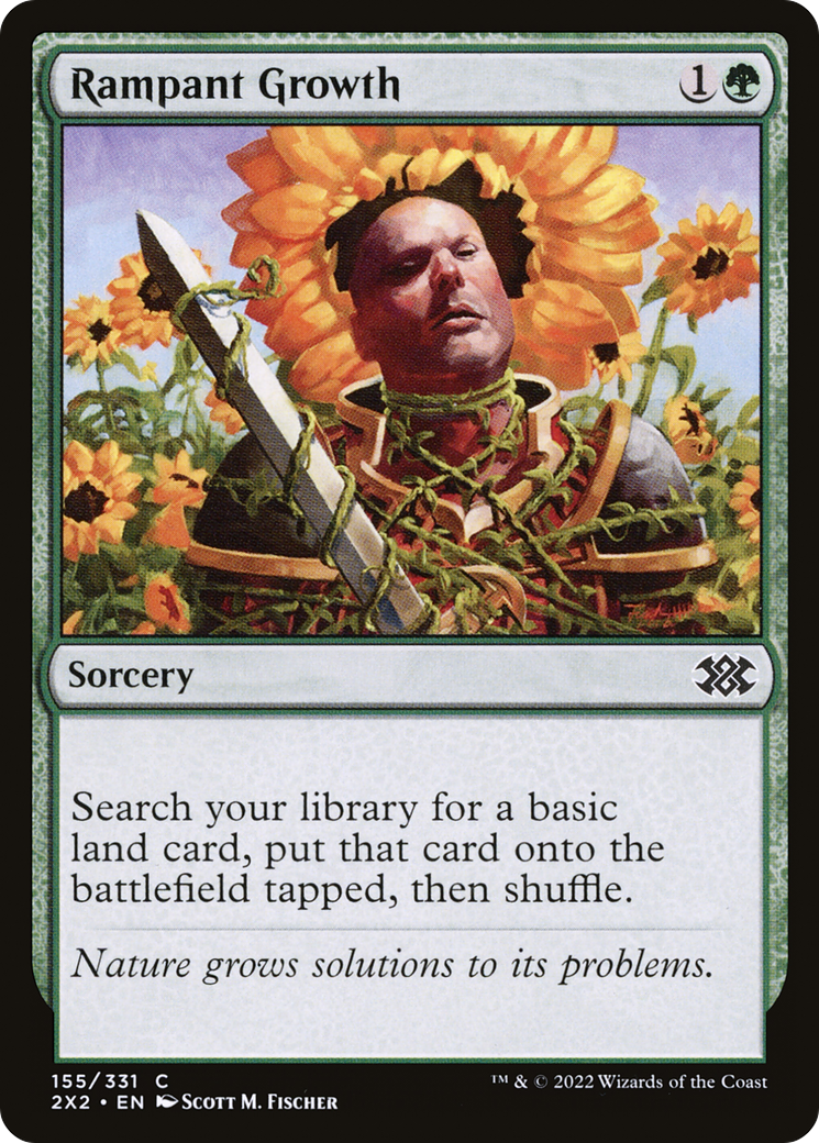 Magic: The Gathering - Rampant Growth Foil - Double Masters 2022