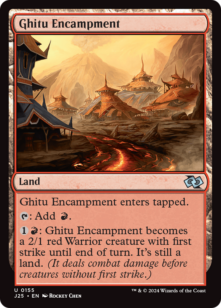 Magic: The Gathering - Ghitu Encampment - Foundations Jumpstart
