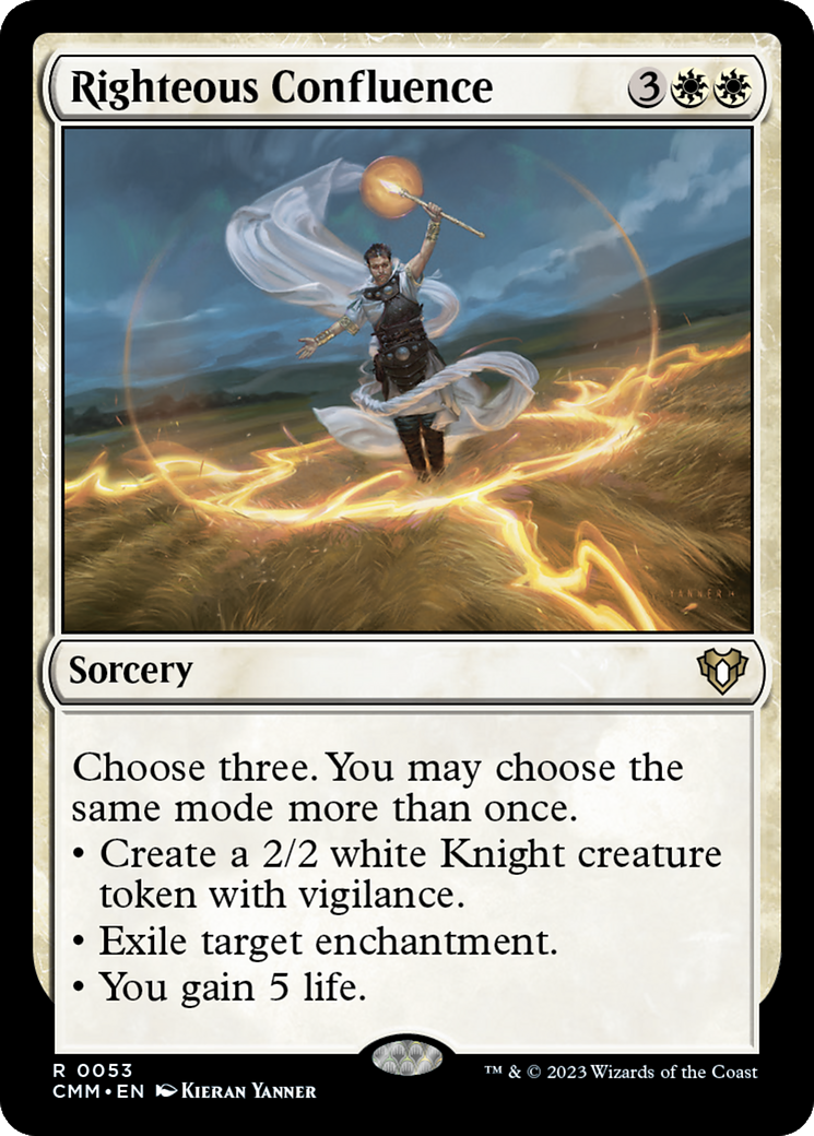 Magic: The Gathering - Righteous Confluence Foil - Commander Masters