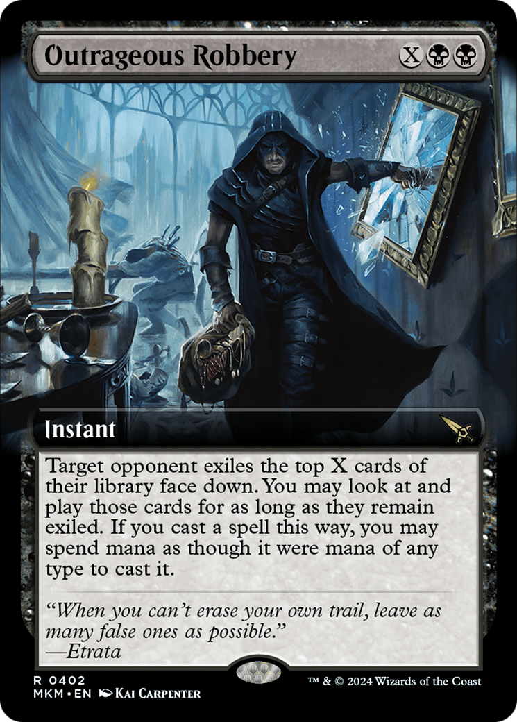Magic: The Gathering - Outrageous Robbery Foil - Murders at Karlov Manor