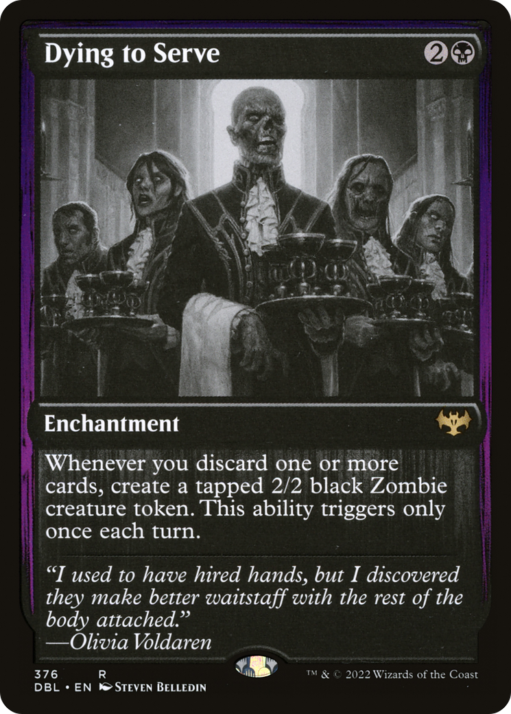 Magic: The Gathering - Dying to Serve Foil - Innistrad: Double Feature