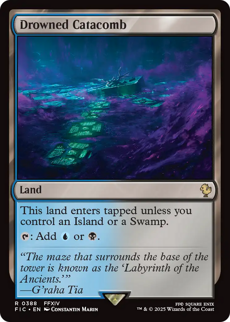 Magic: The Gathering - Drowned Catacomb - Final Fantasy Commander