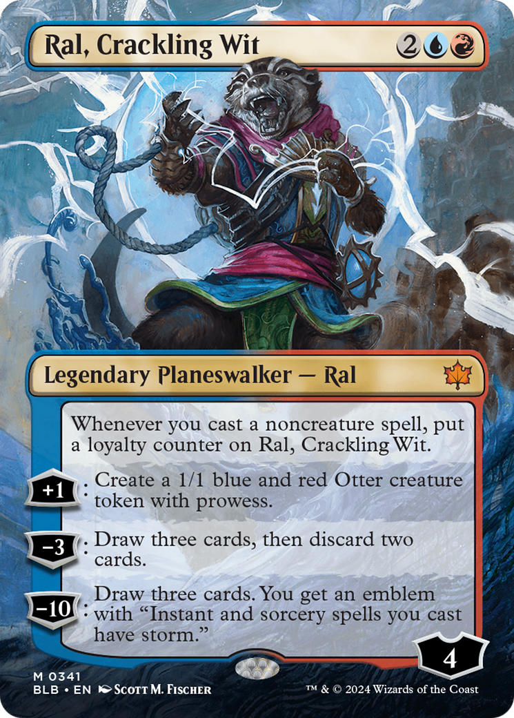 Magic: The Gathering - Ral, Crackling Wit Foil - Bloomburrow
