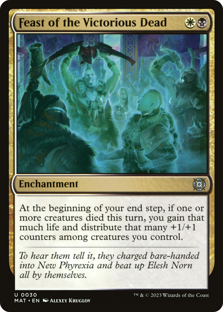 Magic: The Gathering - Feast of the Victorious Dead Foil - March of the Machine: The Aftermath