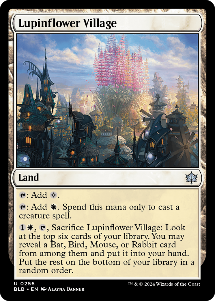 Magic: The Gathering - Lupinflower Village Foil - Bloomburrow