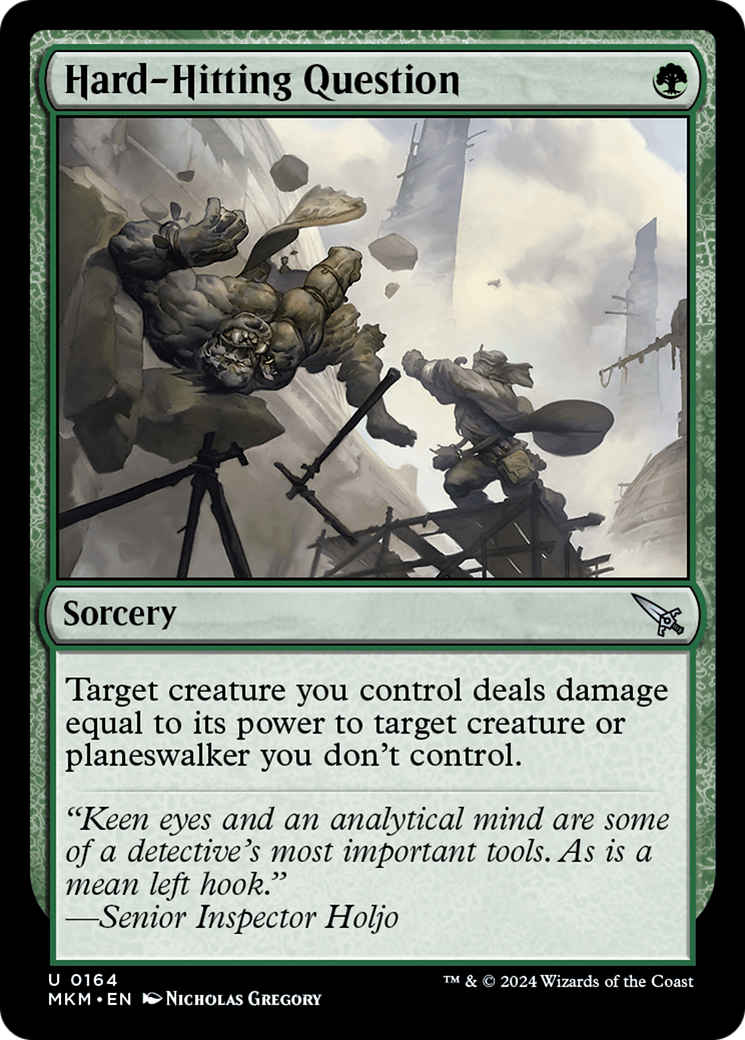 Magic: The Gathering - Hard-Hitting Question Foil - Murders at Karlov Manor