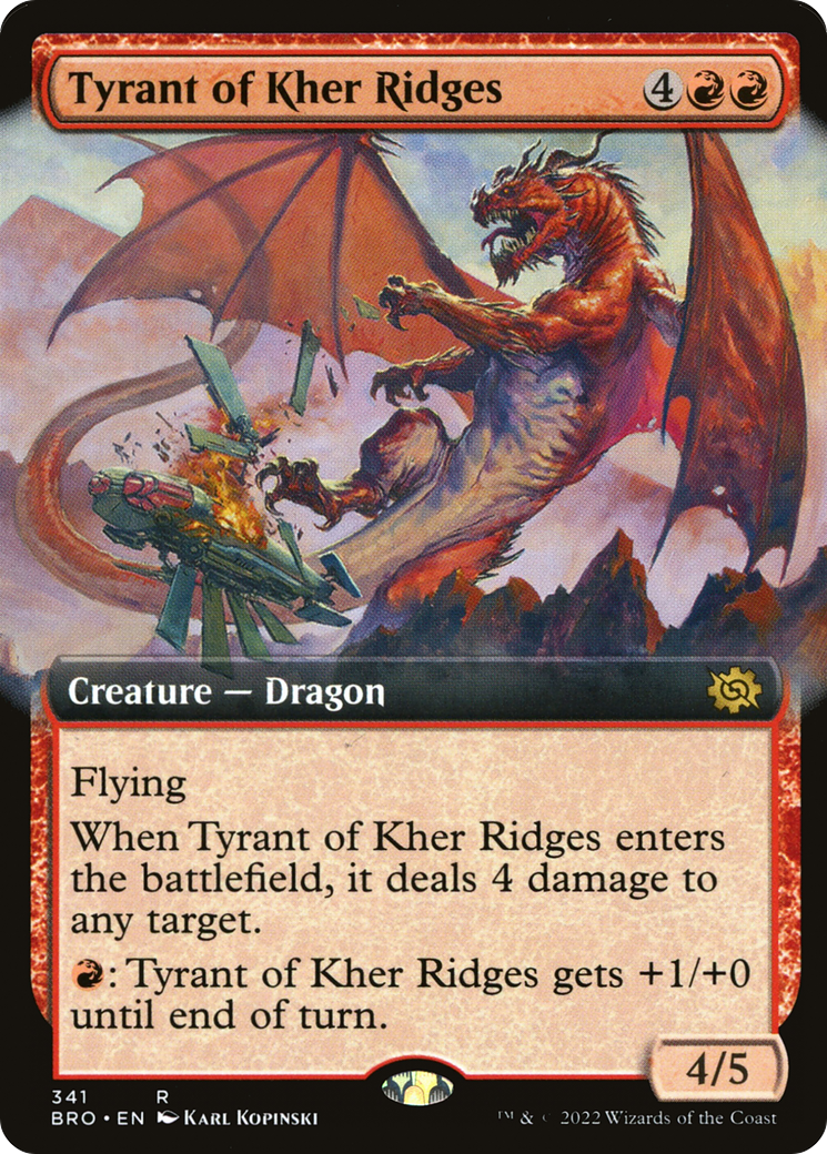 Magic: The Gathering - Tyrant of Kher Ridges Foil - The Brothers' War