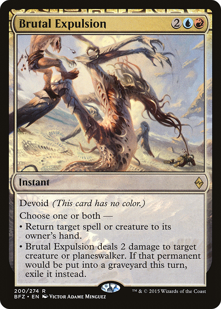 Magic: The Gathering - Brutal Expulsion Foil - Battle for Zendikar