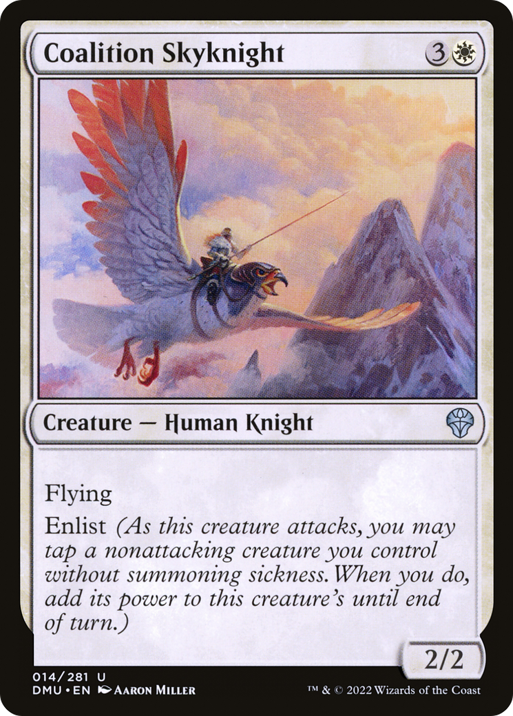 Magic: The Gathering - Coalition Skyknight Foil - Dominaria United