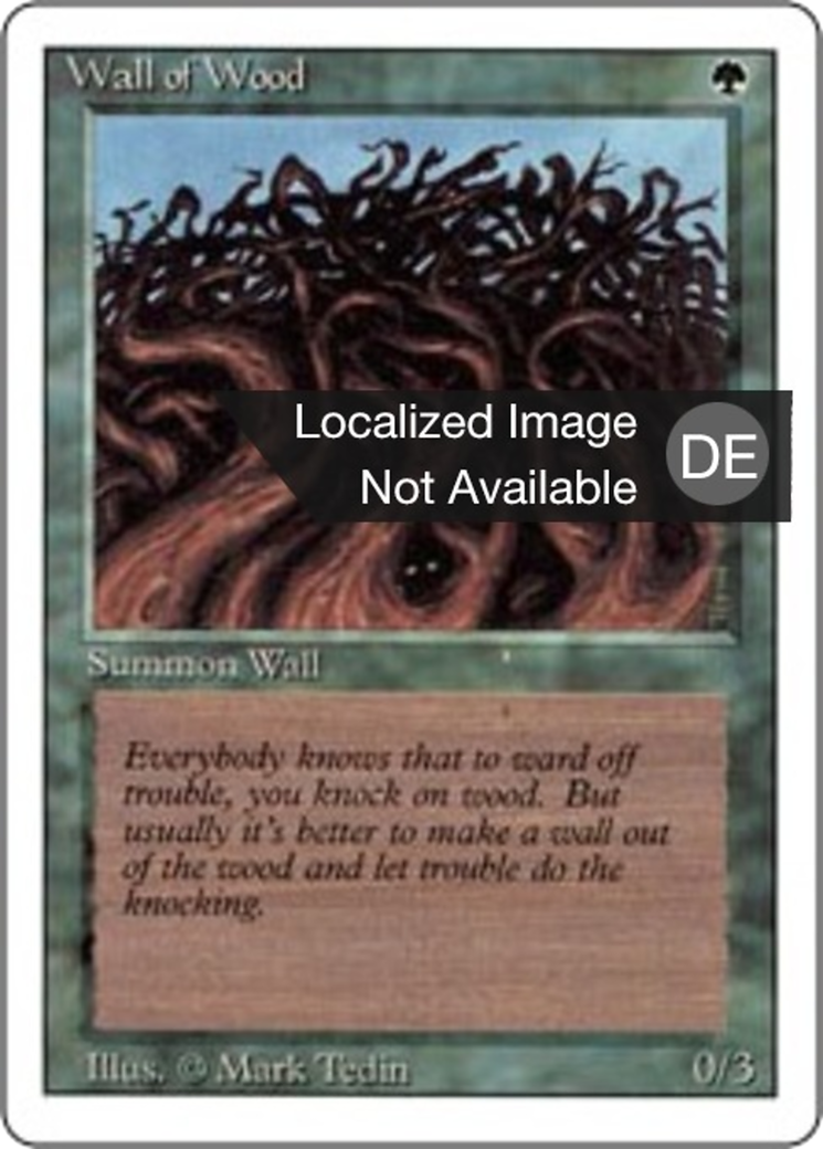 Magic: The Gathering - Holzmauer - Revised Edition