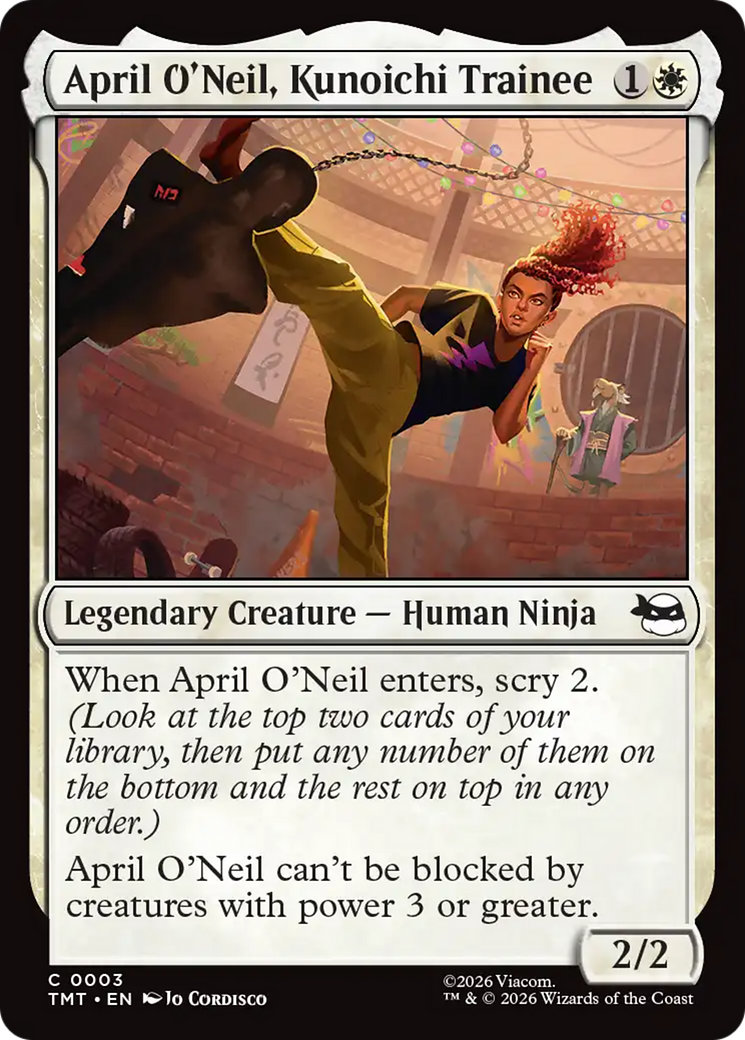 Magic: The Gathering - April O'Neil, Kunoichi Trainee - Teenage Mutant Ninja Turtles