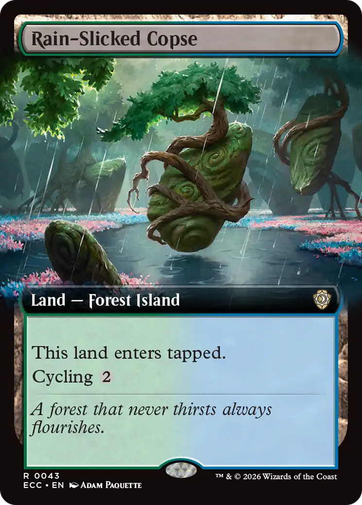 Magic: The Gathering - Rain-Slicked Copse - Lorwyn Eclipsed Commander