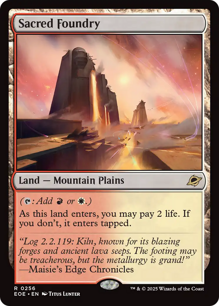 Magic: The Gathering - Sacred Foundry - Edge of Eternities