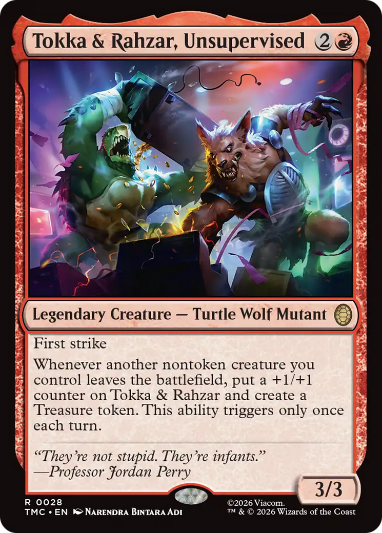 Magic: The Gathering - Tokka & Rahzar, Unsupervised - Teenage Mutant Ninja Turtles Eternal