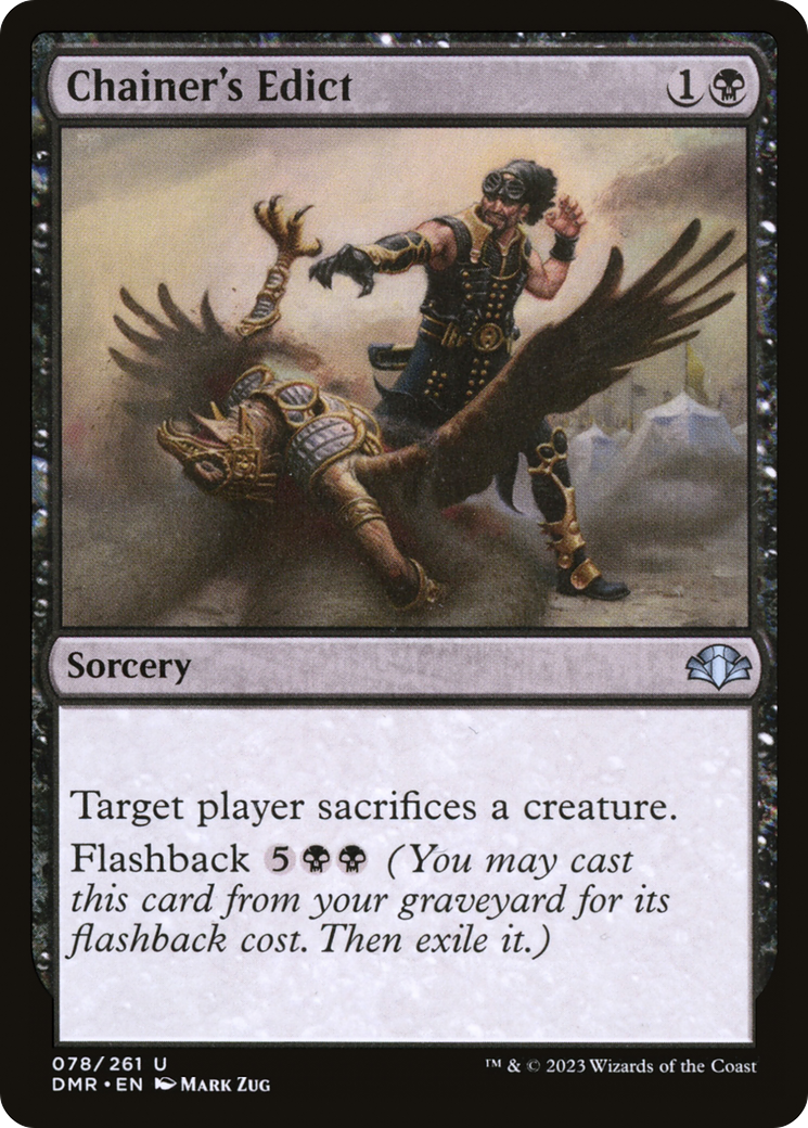 Magic: The Gathering - Chainer's Edict Foil - Dominaria Remastered