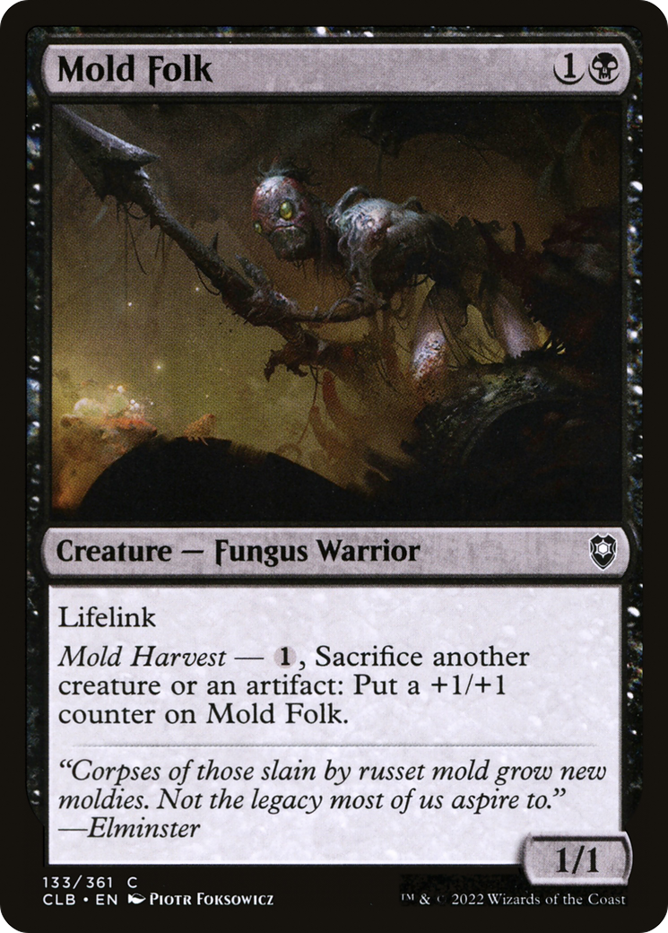 Magic: The Gathering - Mold Folk - Commander Legends: Battle for Baldur's Gate