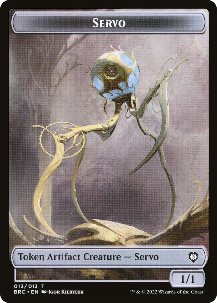 Magic: The Gathering - Servo Token - The Brothers' War Commander Tokens