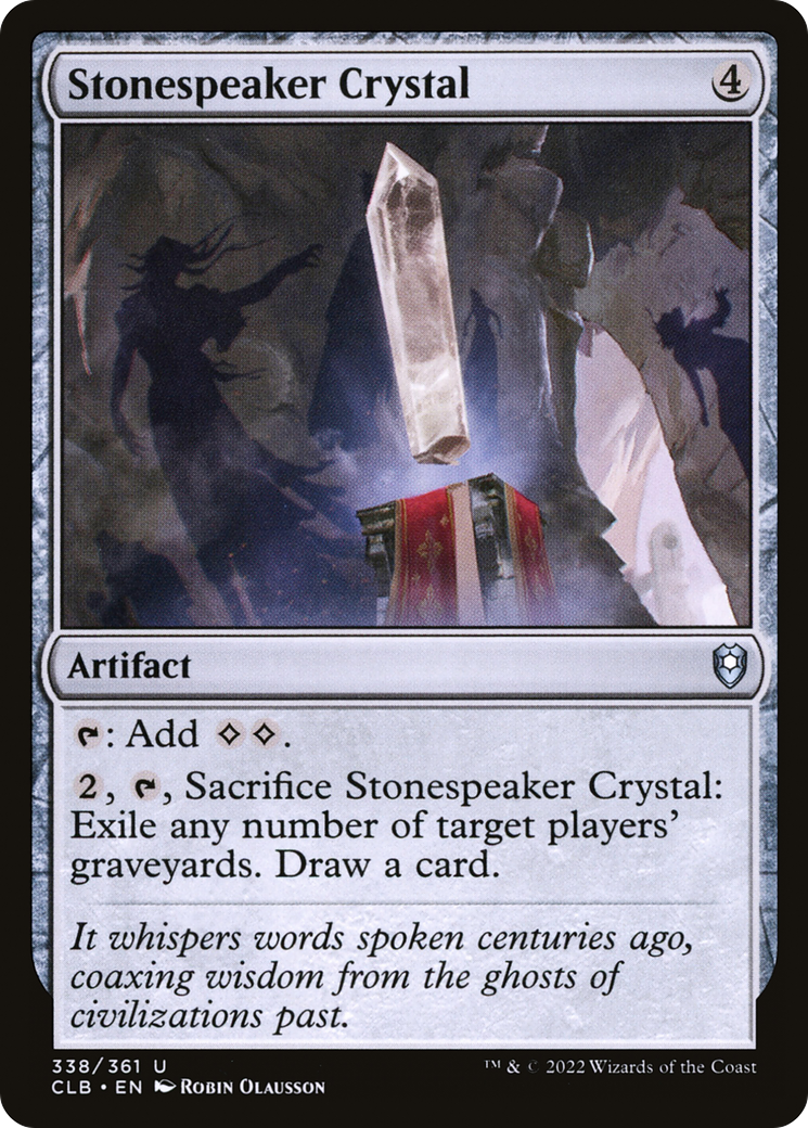 Magic: The Gathering - Stonespeaker Crystal - Commander Legends: Battle for Baldur's Gate