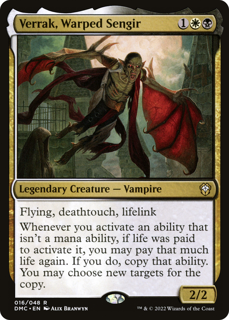 Magic: The Gathering - Verrak, Warped Sengir - Dominaria United Commander