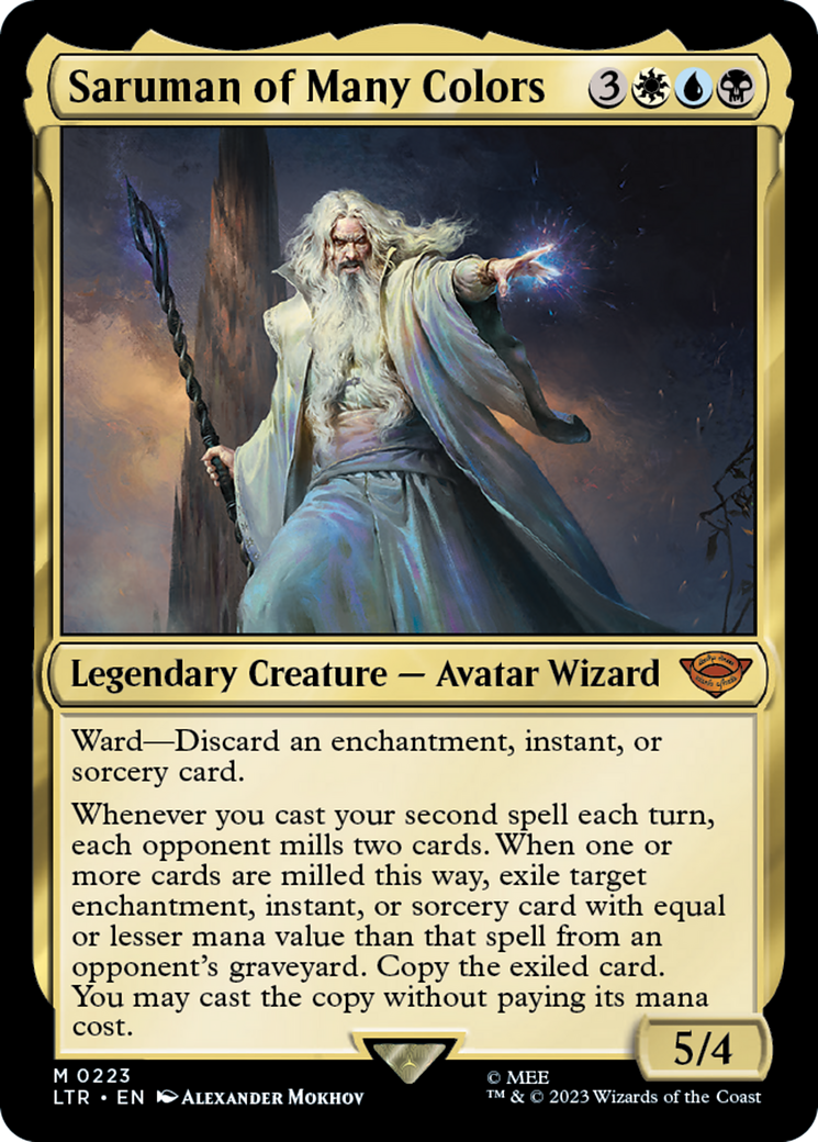Magic: The Gathering - Saruman of Many Colors - The Lord of the Rings: Tales of Middle-earth