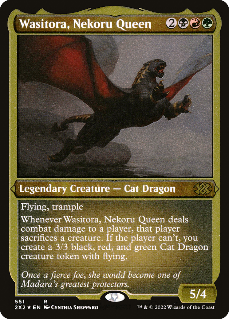 Magic: The Gathering - Wasitora, Nekoru Queen Foil - Double Masters 2022