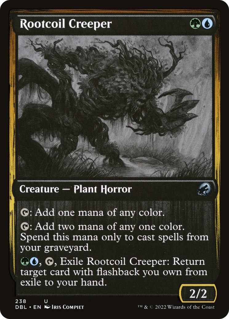 Magic: The Gathering - Rootcoil Creeper Foil - Innistrad: Double Feature