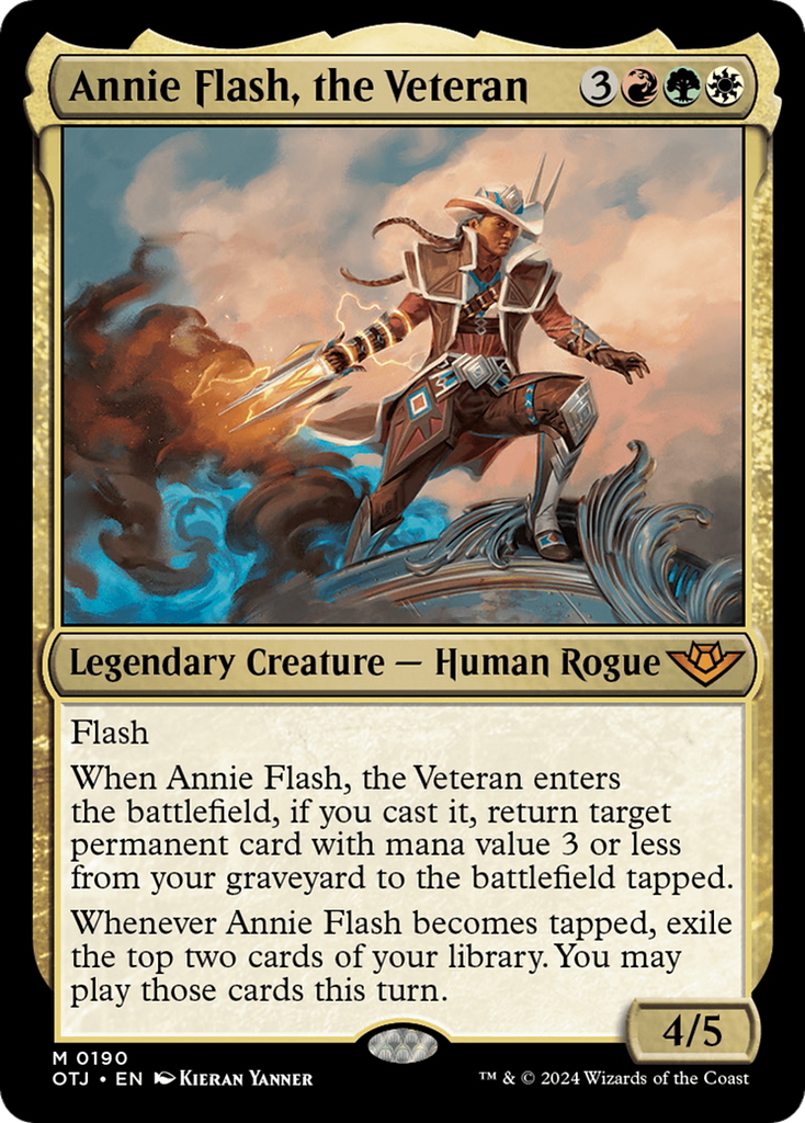 Magic: The Gathering - Annie Flash, the Veteran - Outlaws of Thunder Junction