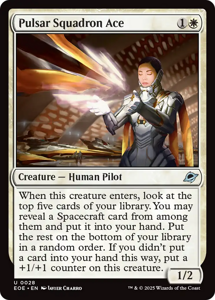 Magic: The Gathering - Pulsar Squadron Ace Foil - Edge of Eternities