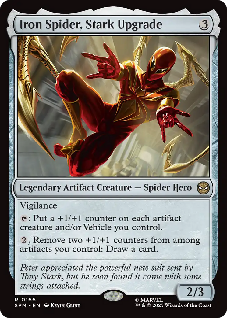Magic: The Gathering - Iron Spider, Stark Upgrade Foil - Marvel's Spider-Man