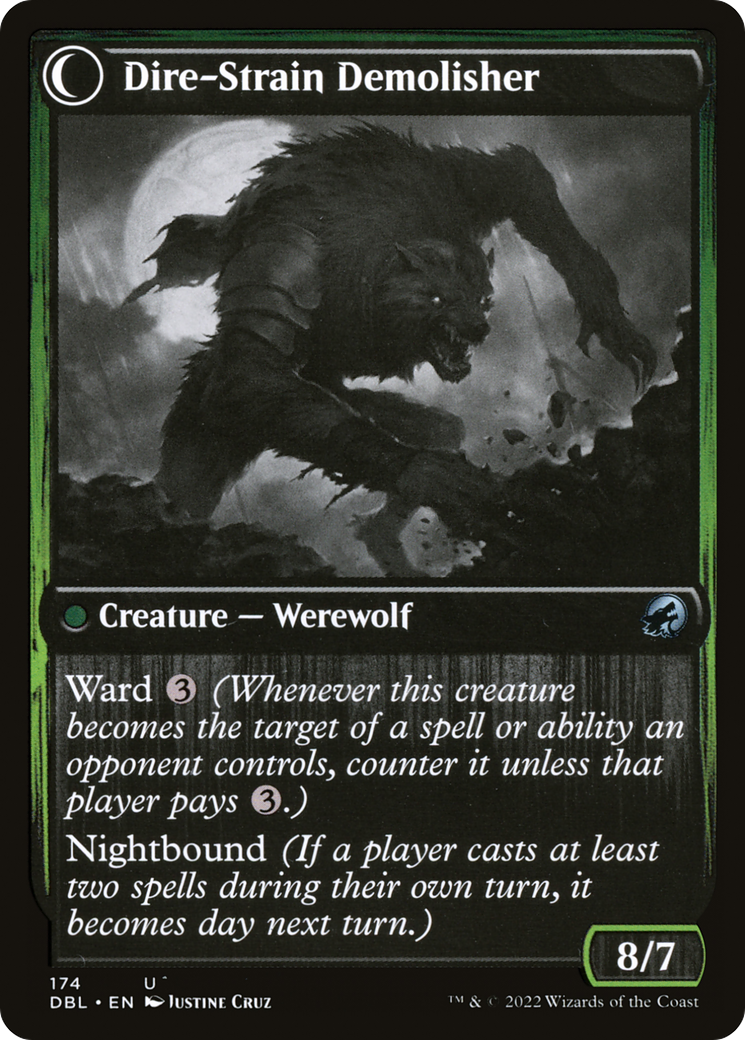 Magic: The Gathering - Burly Breaker // Dire-Strain Demolisher - Innistrad: Double Feature