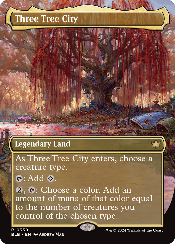Magic: The Gathering - Three Tree City Foil - Bloomburrow