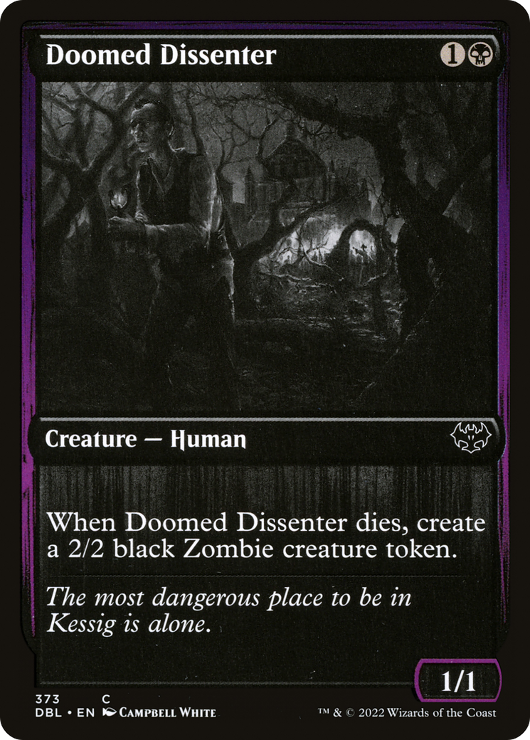Magic: The Gathering - Doomed Dissenter - Innistrad: Double Feature