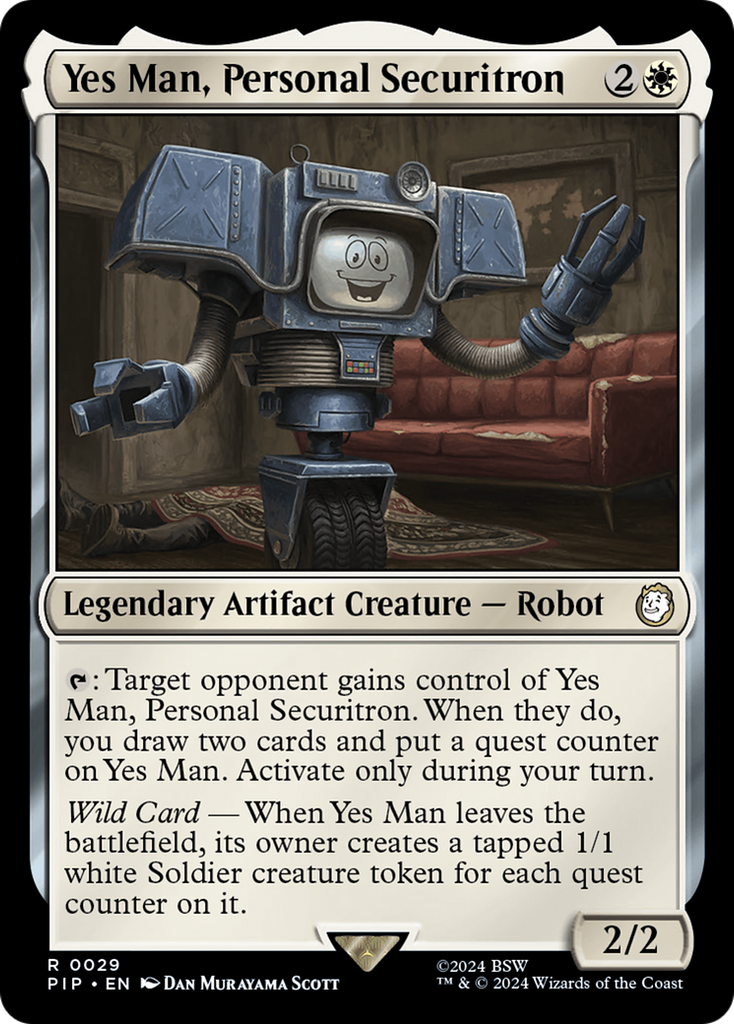 Magic: The Gathering - Yes Man, Personal Securitron - Fallout