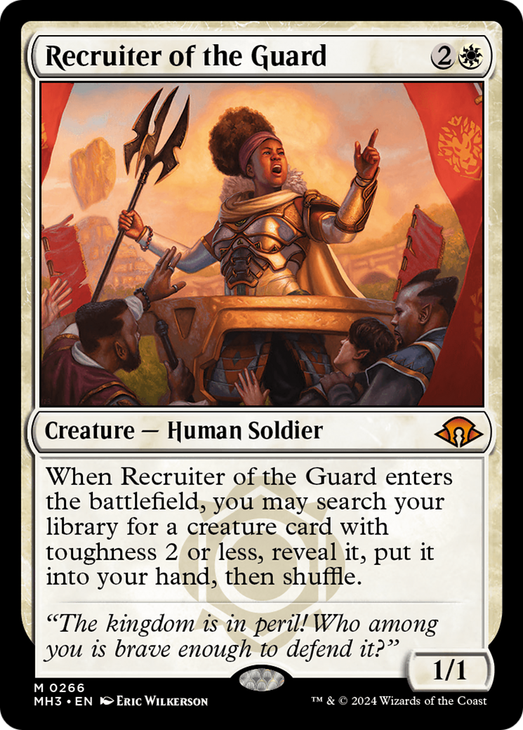 Magic: The Gathering - Recruiter of the Guard Foil - Modern Horizons 3
