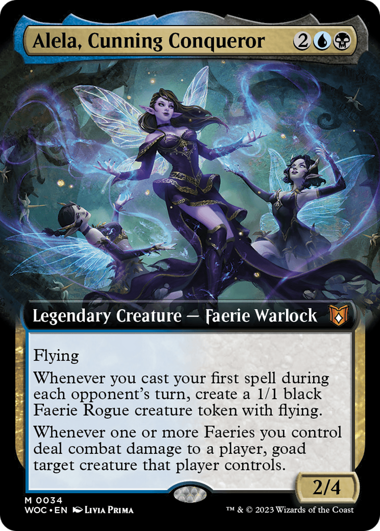 Magic: The Gathering - Alela, Cunning Conqueror - Wilds of Eldraine Commander