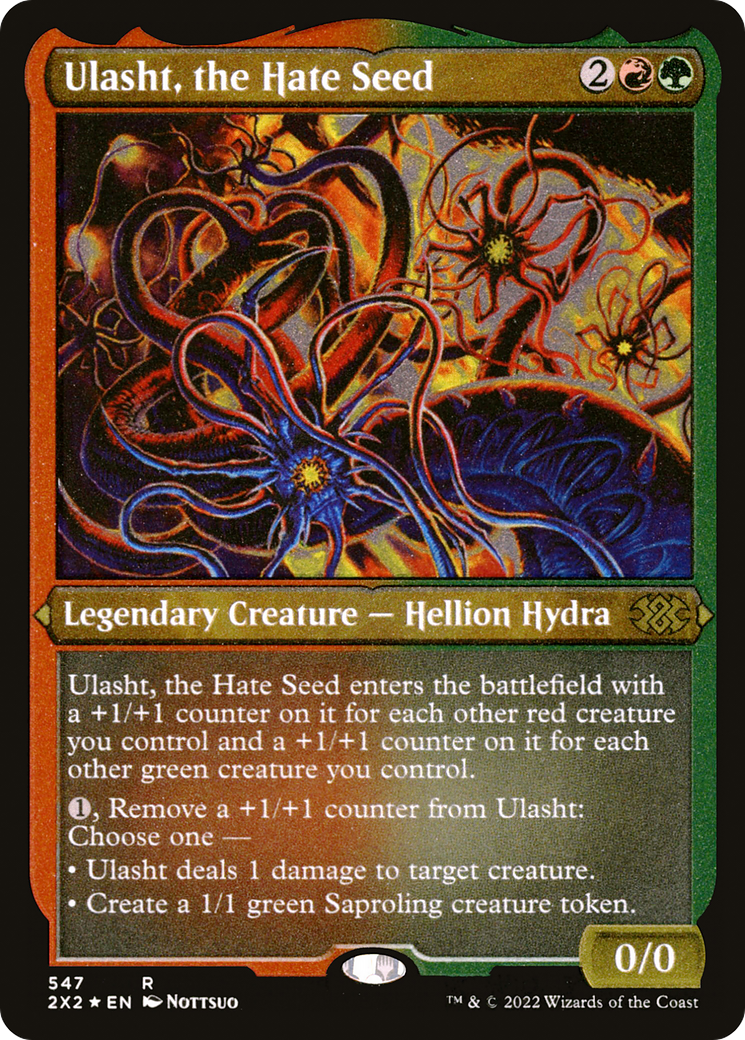 Magic: The Gathering - Ulasht, the Hate Seed Foil - Double Masters 2022