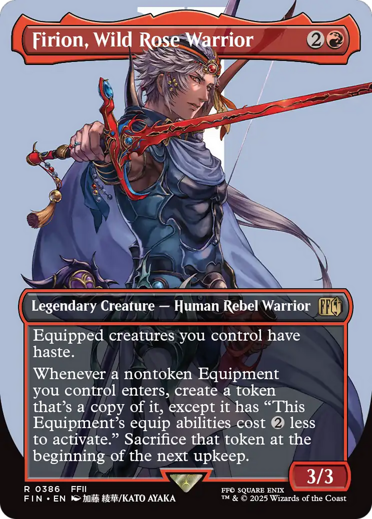 Magic: The Gathering - Firion, Wild Rose Warrior Foil - Final Fantasy